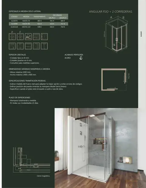 Ficha del catálogo Castel: Elegant 300T, página 71