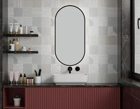 Espejo LED Selene Black, ref. S01
