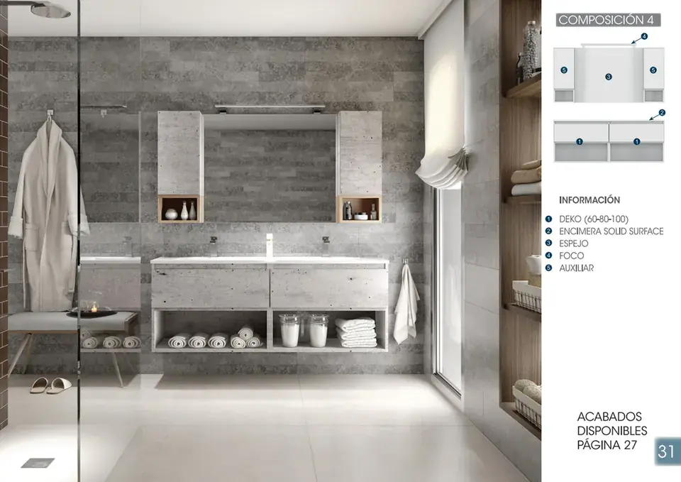 Composición 4 del catálogo Bamaco con muebles Deko